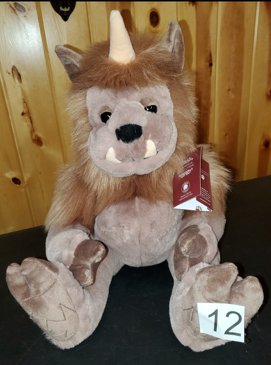 Quarry - 11" Soft Huggable Ogre by Charlie Bears Ogres and Giants  - Safe for 18 months and up! (Copy)