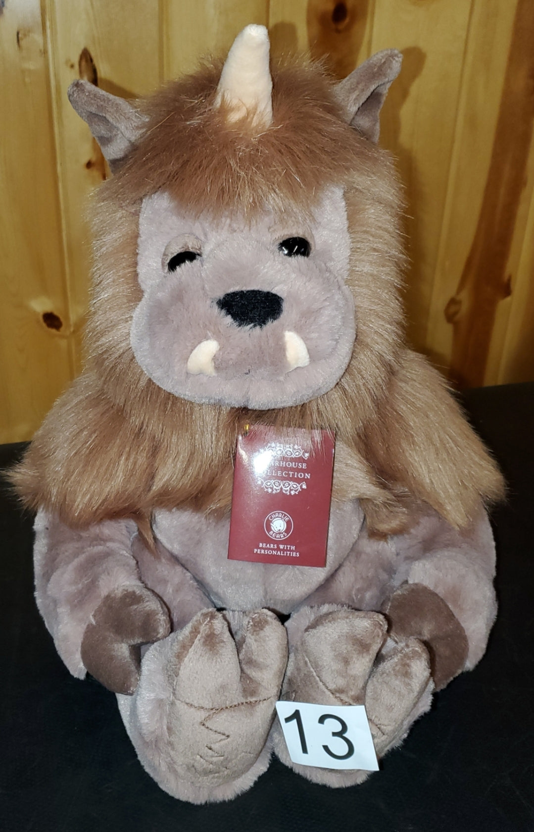 Quarry - 11" Soft Huggable Ogre by Charlie Bears Ogres and Giants  - Safe for 18 months and up! (Copy)