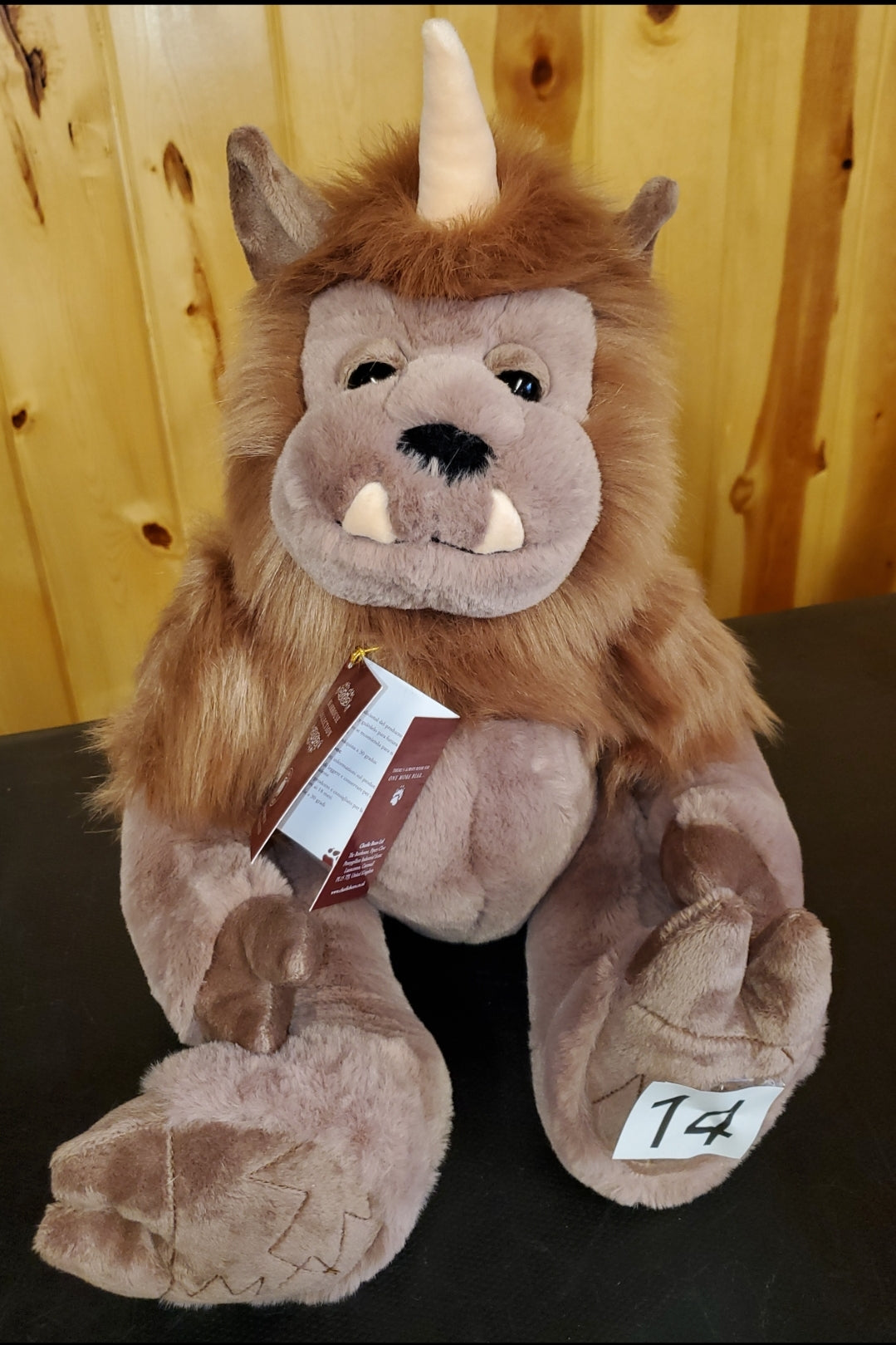 Quarry - 11" Soft Huggable Ogre by Charlie Bears Ogres and Giants  - Safe for 18 months and up! (Copy)