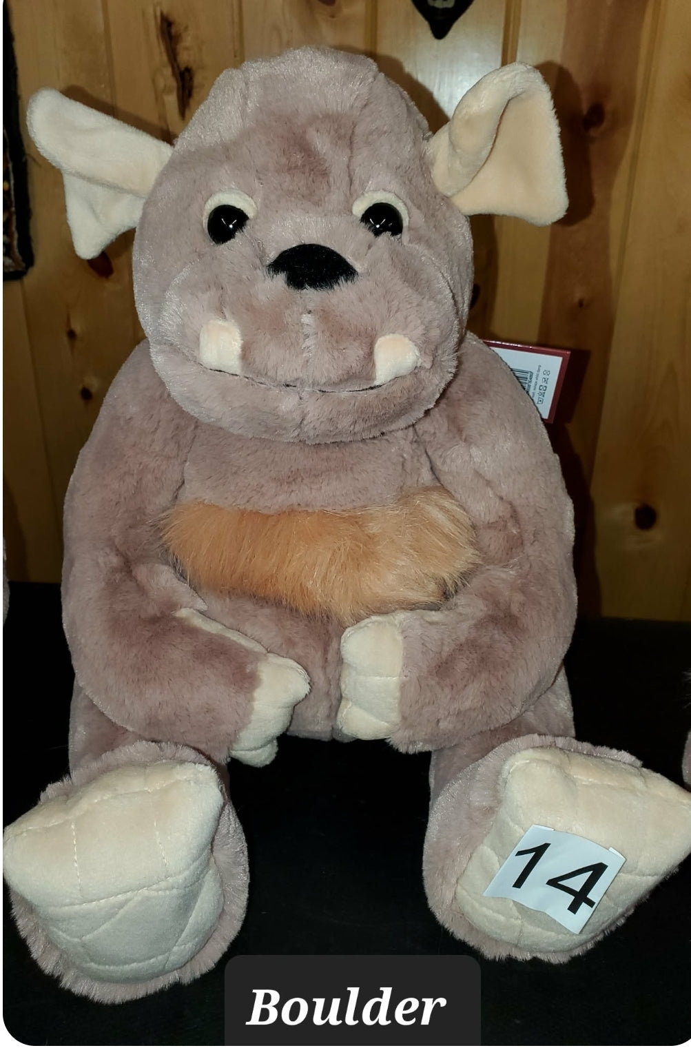 Boulder - 13" Soft Huggable Giant - Ogres and Giants by Charlie Bears Safe for 18 months and up!
