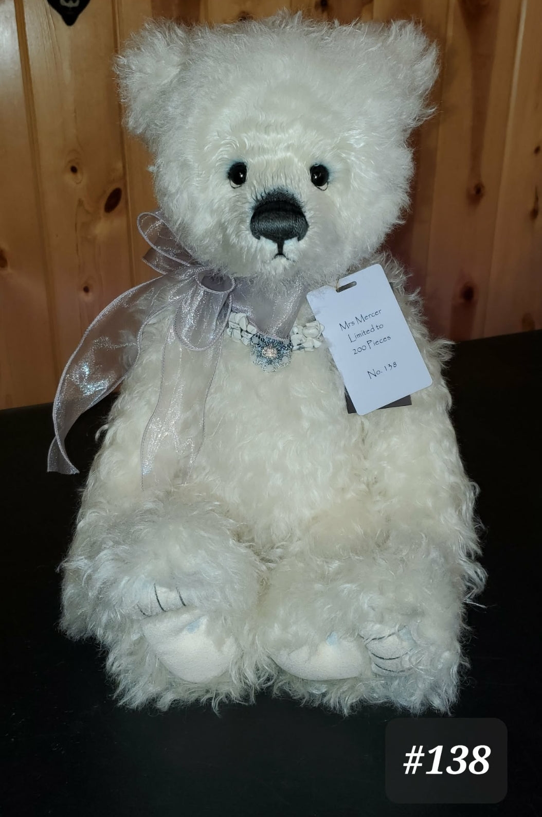 Mrs. Mercer - 19.5" Ivory Mohair Isabelle Collection by Charlie Bears - only 200 made!