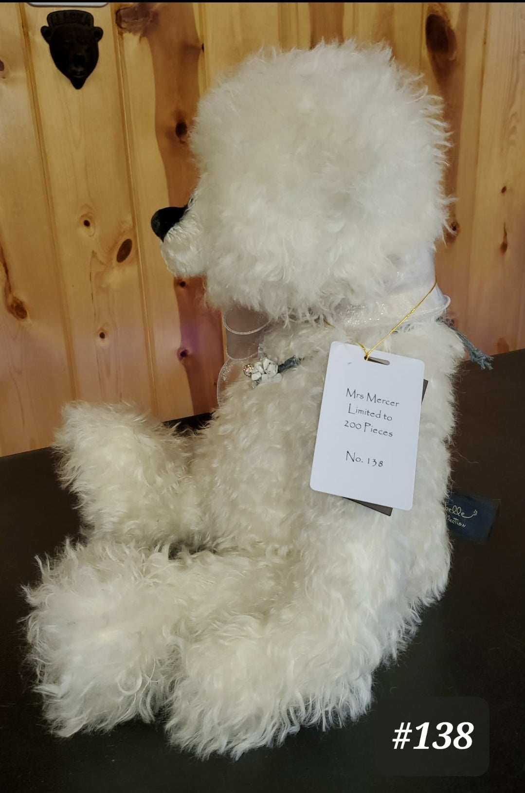 Mrs. Mercer - 19.5" Ivory Mohair Isabelle Collection by Charlie Bears - only 200 made!