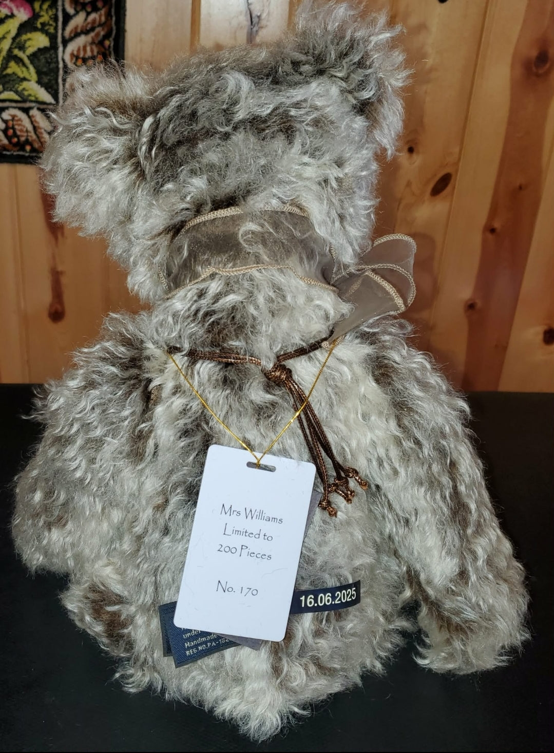 Mrs. Williams - 19.5" Mohair Isabelle Collection by Charlie Bears - only 200 made!