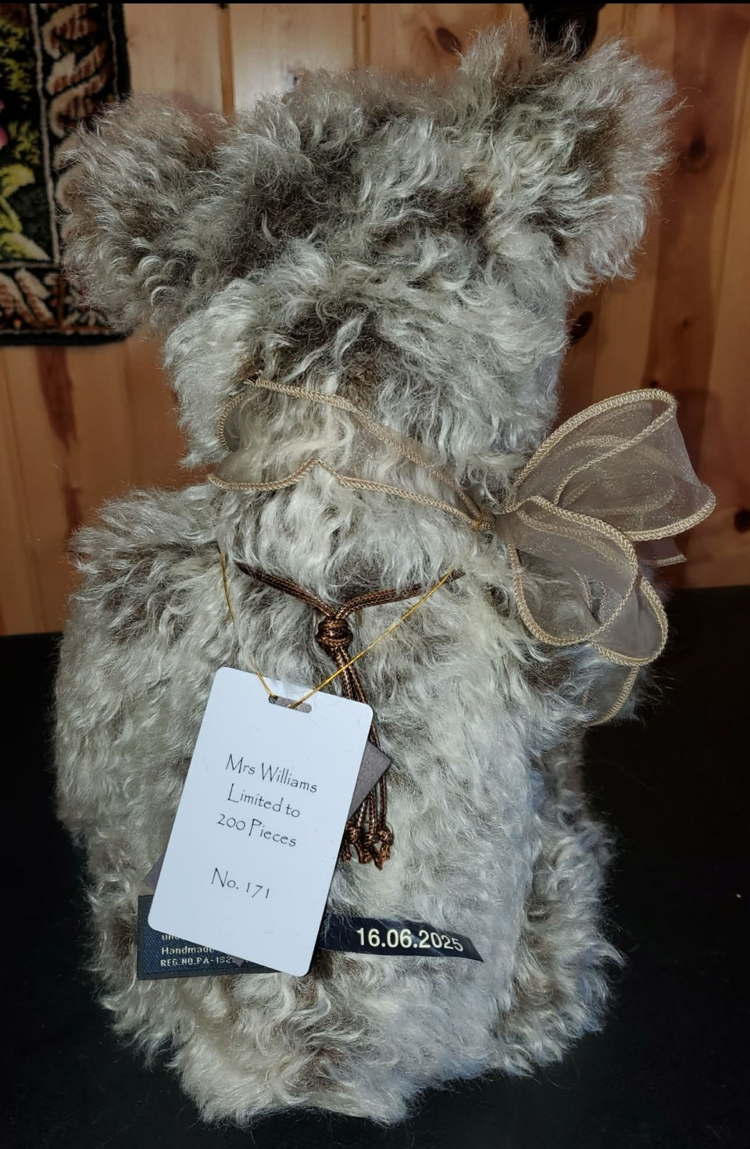 Mrs. Williams - 19.5" Mohair Isabelle Collection by Charlie Bears - only 200 made!