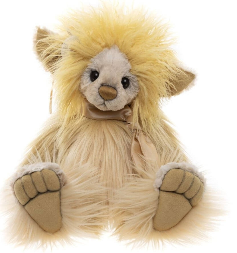 Field Troll - 15"Yellow Plush, Multiple Kinds of Fur by Charlie Bears