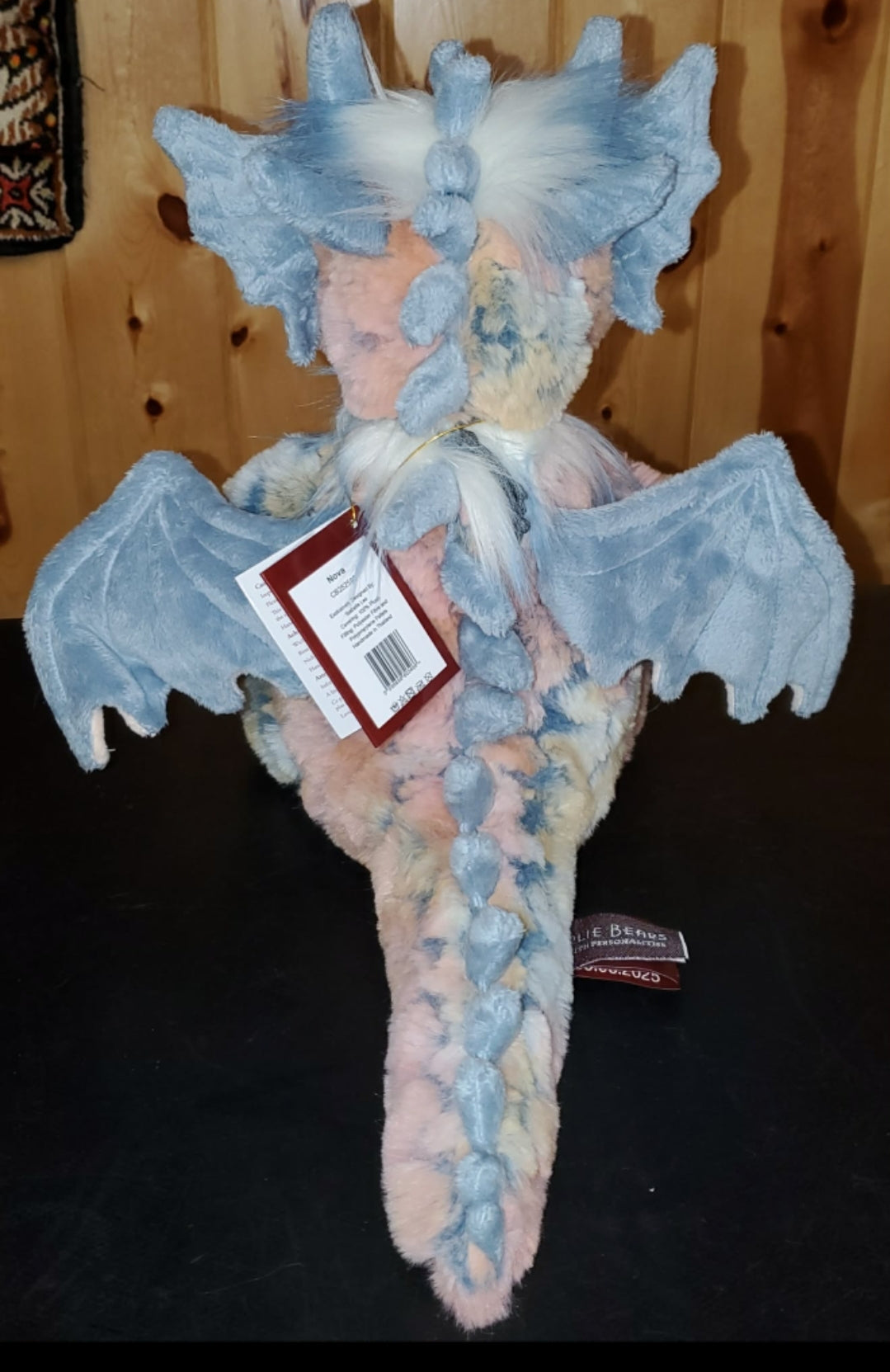 Nova - 15" Pink and Blue Dragon - by Charlie Bears