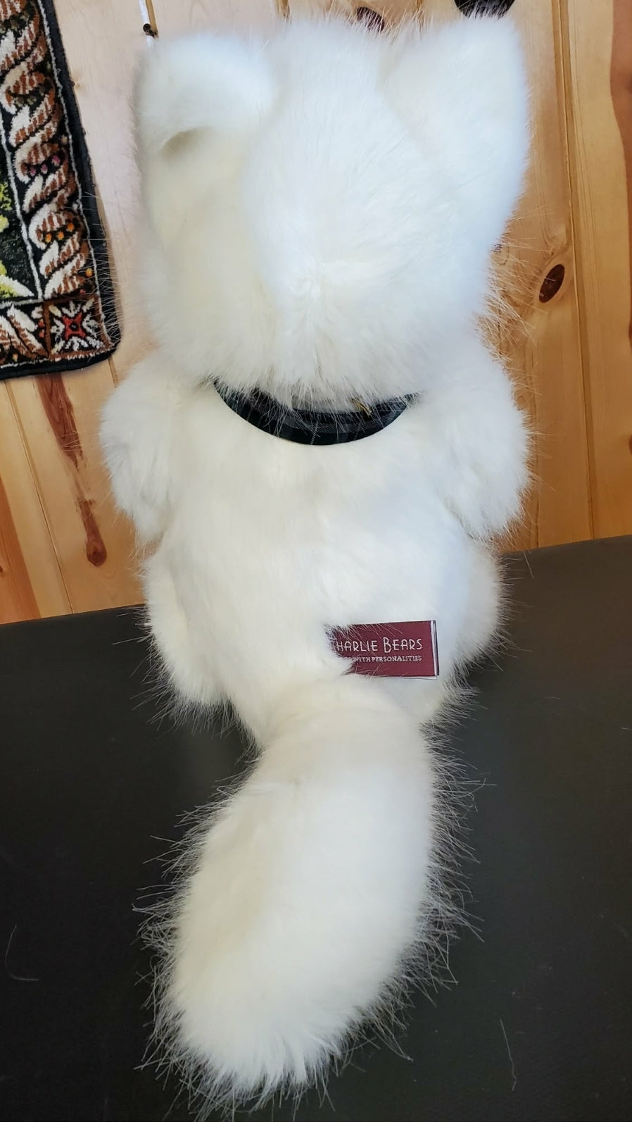 Tundra - 18" Non-Jointed White Arctic Fox by Charlie Bears - Safe for 18 months and up!