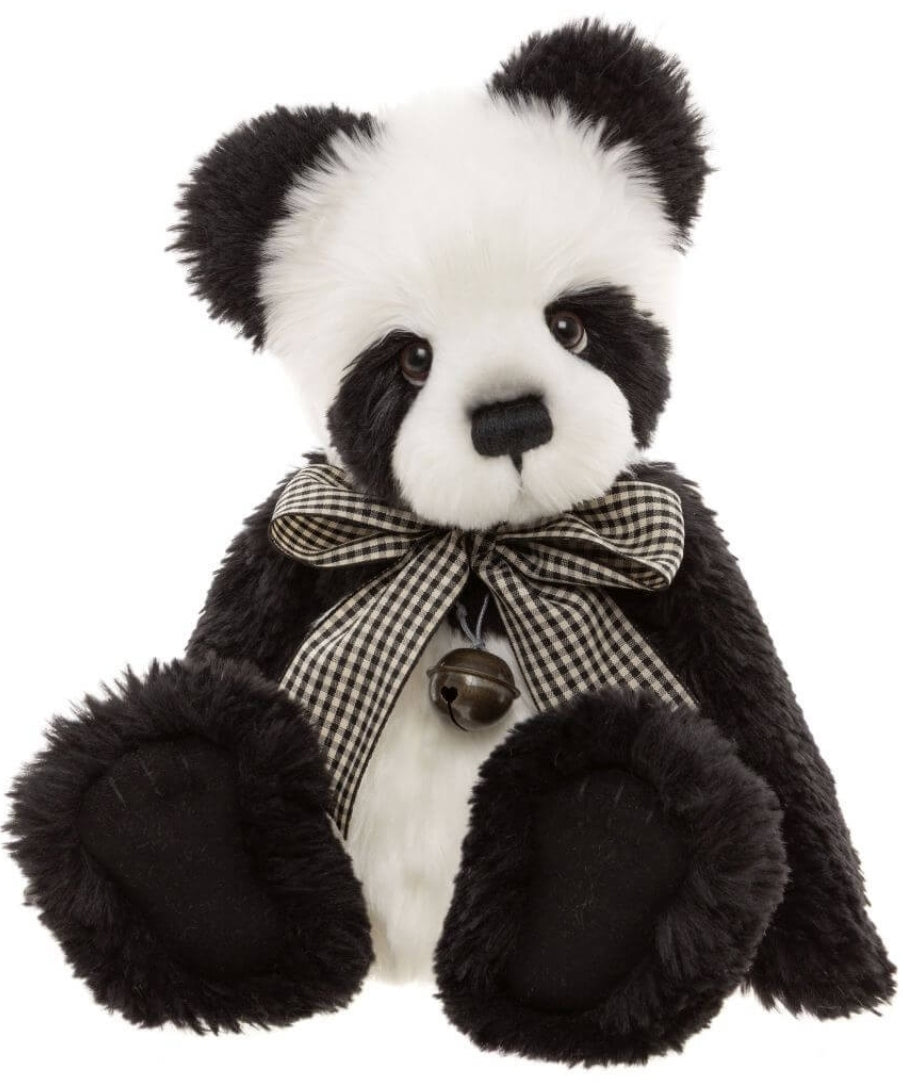Cartwright - 14" Soft Black and White Panda by Charlie Bears