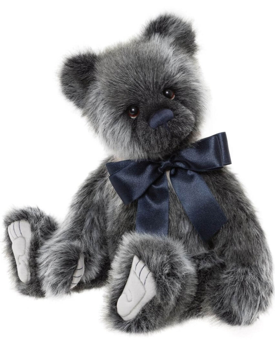 Fynn - 19" Black and Grey Plush by Charlie Bears