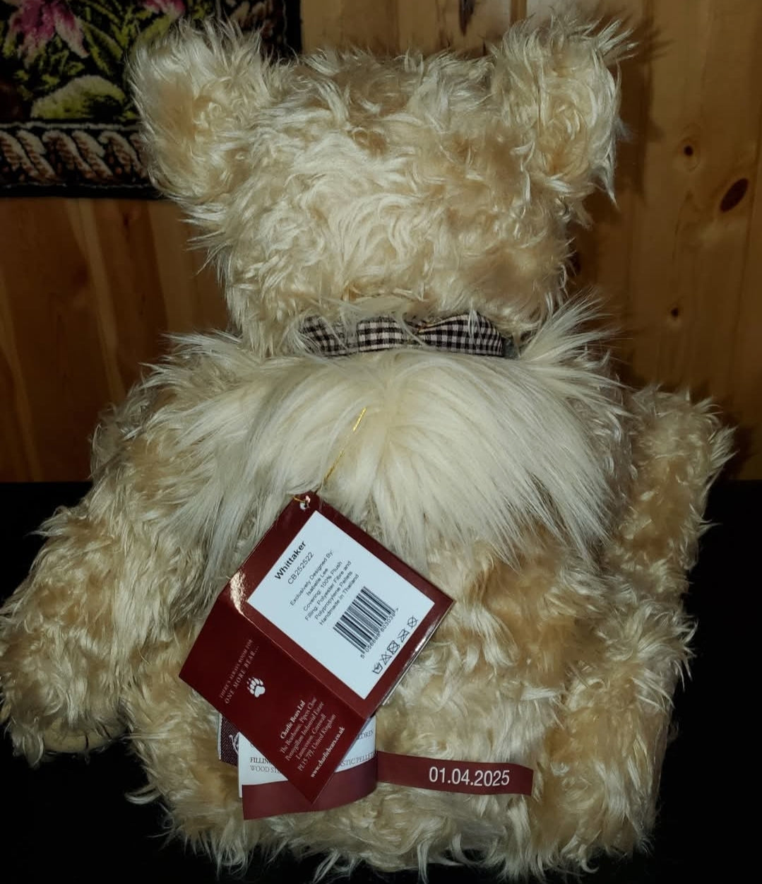 Whittaker - 19" Gold Blonde Traditional Teddy by Charlie Bears