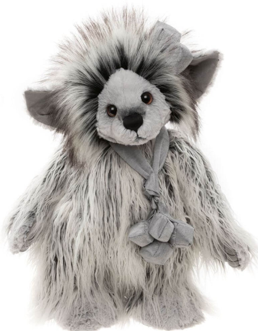 Mountain Troll - 19" Grey, Floppy, Standing Plush with Wobble Joints by Charlie Bears