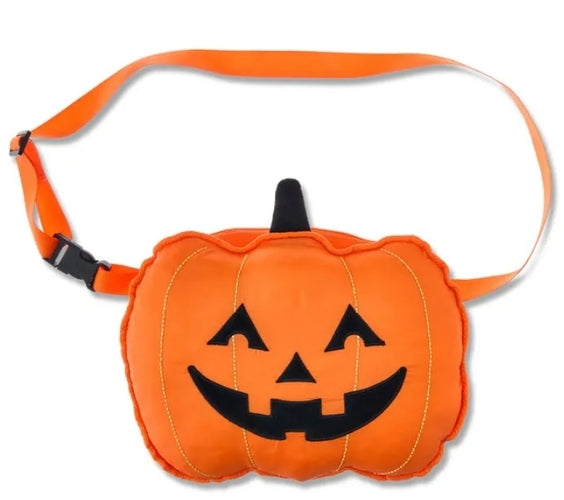 WAY TO CELEBRATE! Halloween Jack-o'-Lantern Zippered Plush Bag