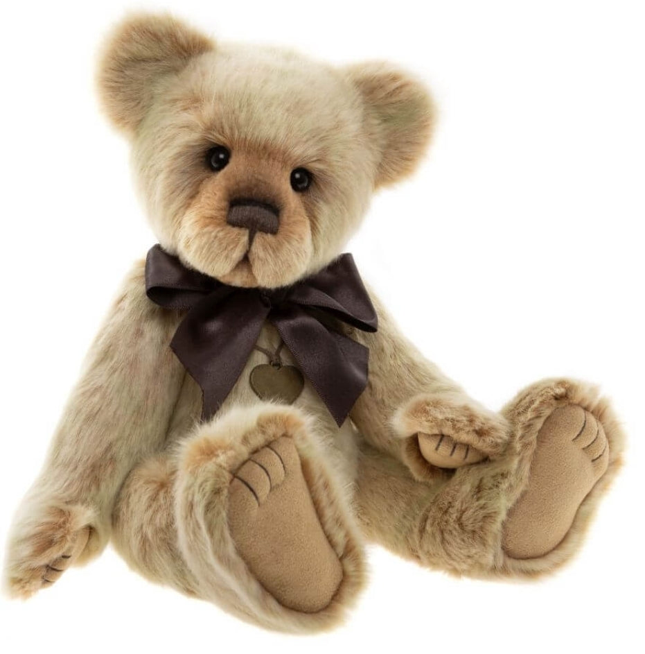 Snoozy - 12" Cream and Tan Plush by Charlie Bears