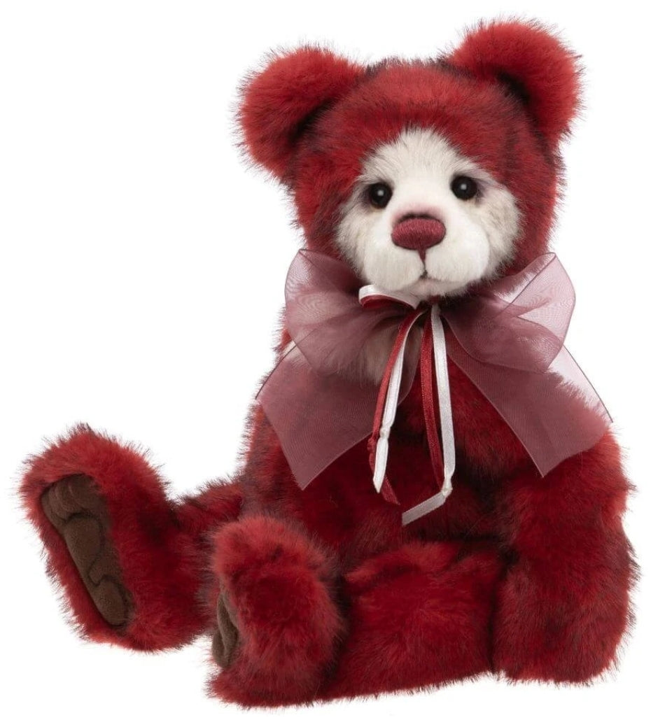 Sugar Cookie - 13" Red and White Plush - by Charlie Bears - (Spice Cookie's Sister)