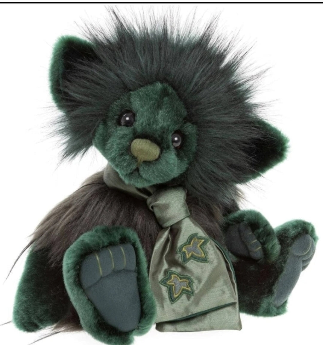 Forest Troll - 12" Deep Green Plush from Charlie Bears