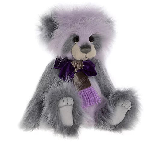 Dana - 16" Grey and Lilac Panda by Charlie Bears