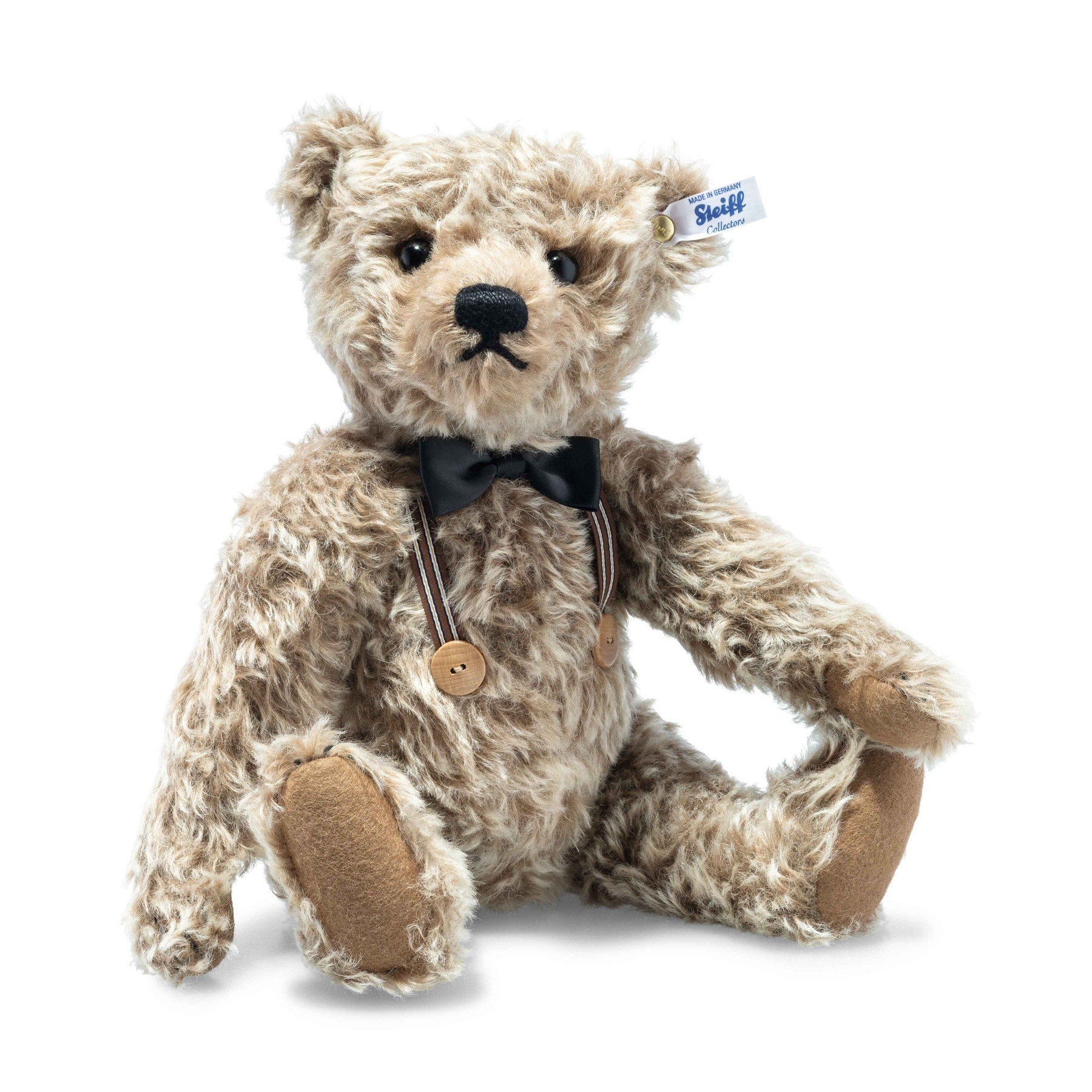 HERMANNテディーベアー　Steiff Hermann Teddy Bear with ID vintage 1950s Brown Silk Plush 11