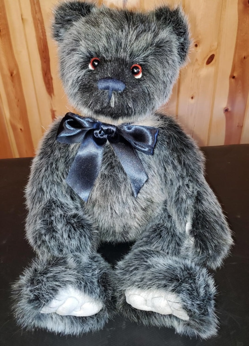 Fynn - 19" Black and Grey Plush by Charlie Bears