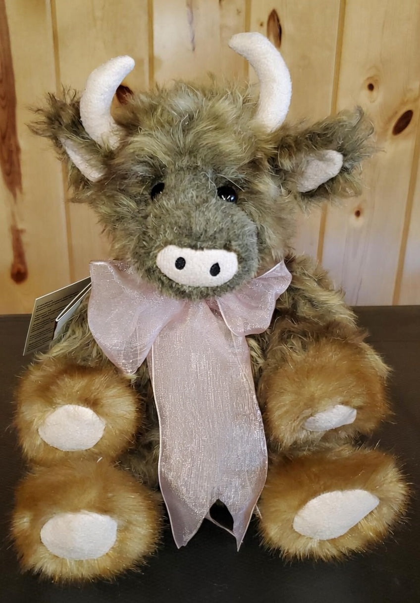 Prairie - 12" Brown Cow by Charlie Bears