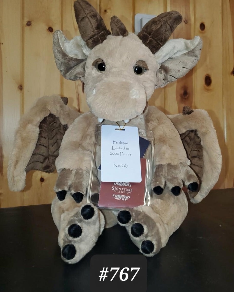 Feldspar - 17" Tan Gargoyle Plush by Charlie Bears