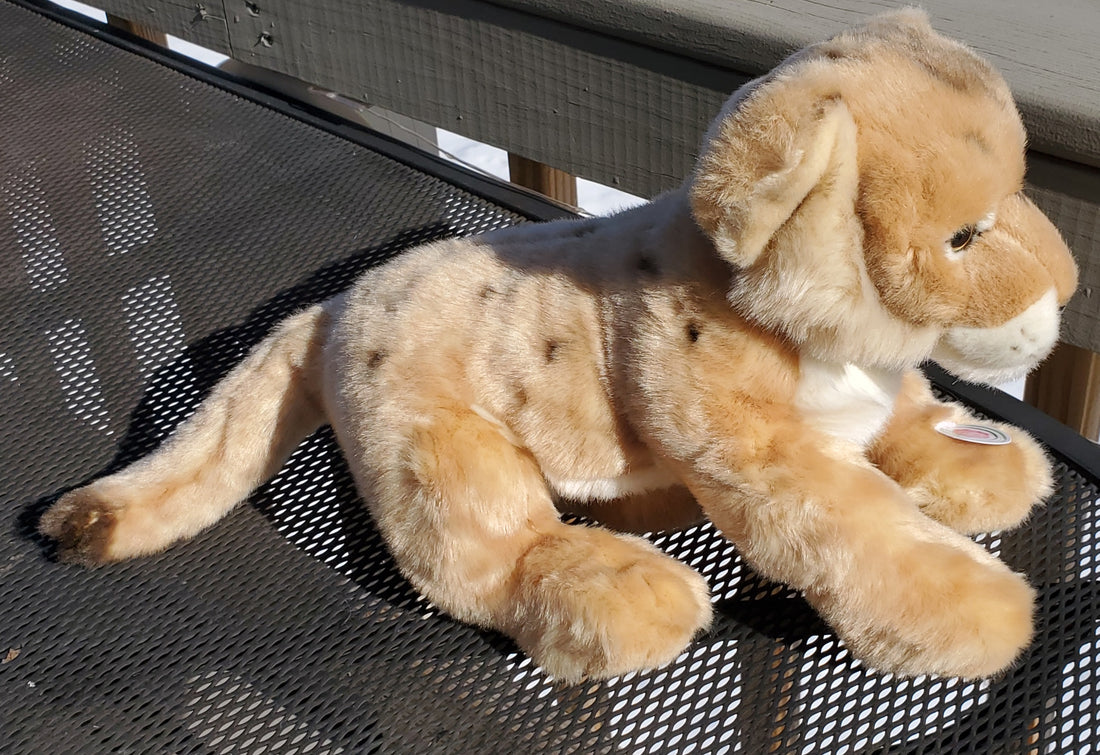 Lying Lioness - 13" Plush by Teddy Hermann