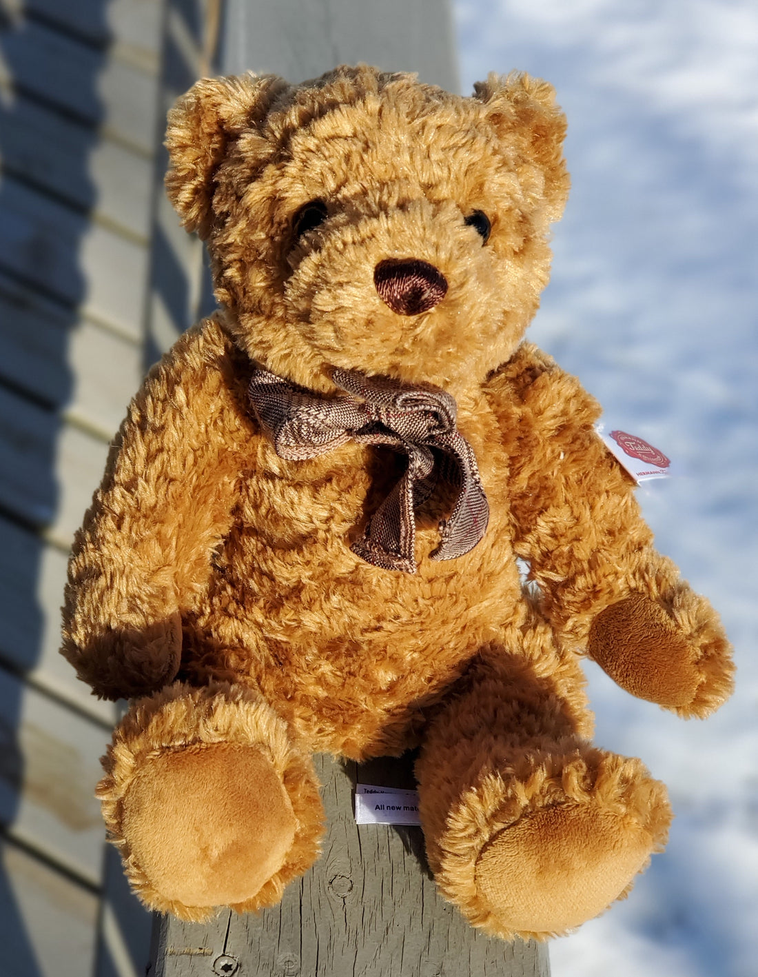 Hazel - 12.5" Child-Safe Growler Bear by Teddy Hermann