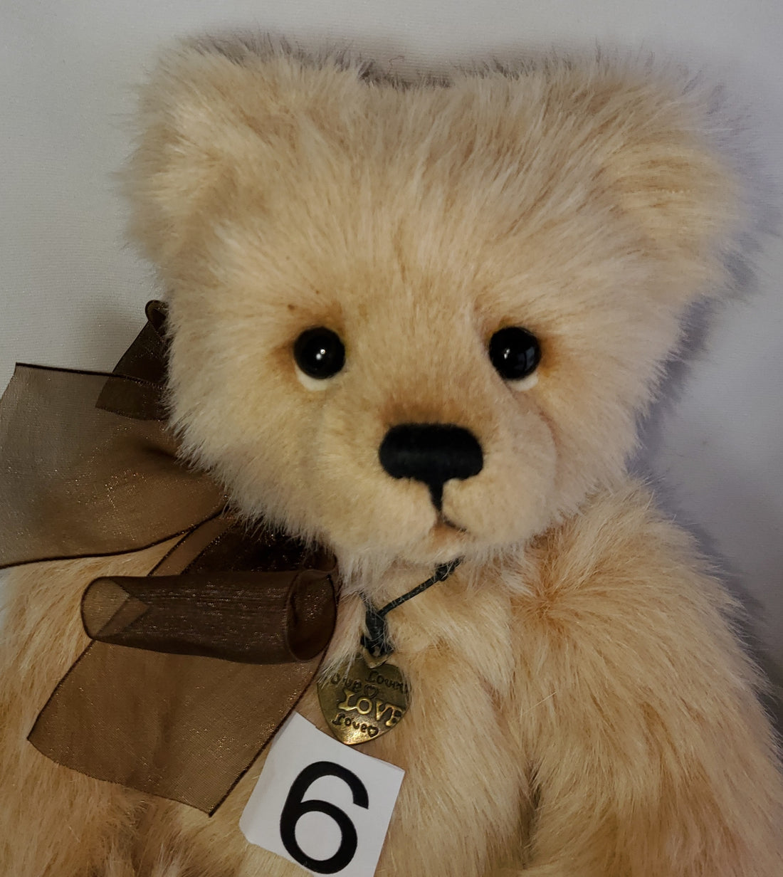 Dewey - 10.5" Beige Plush Bear from Charlie Bears