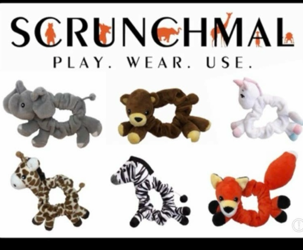 Schrunchmals Animal Scrunchie - Bear