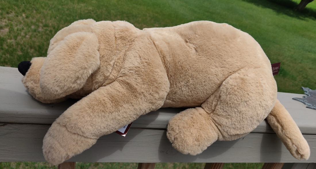 Cesar - 17.5" Dog from the Bearhouse Collection by Charlie Bears - Safe for 18 months and up!