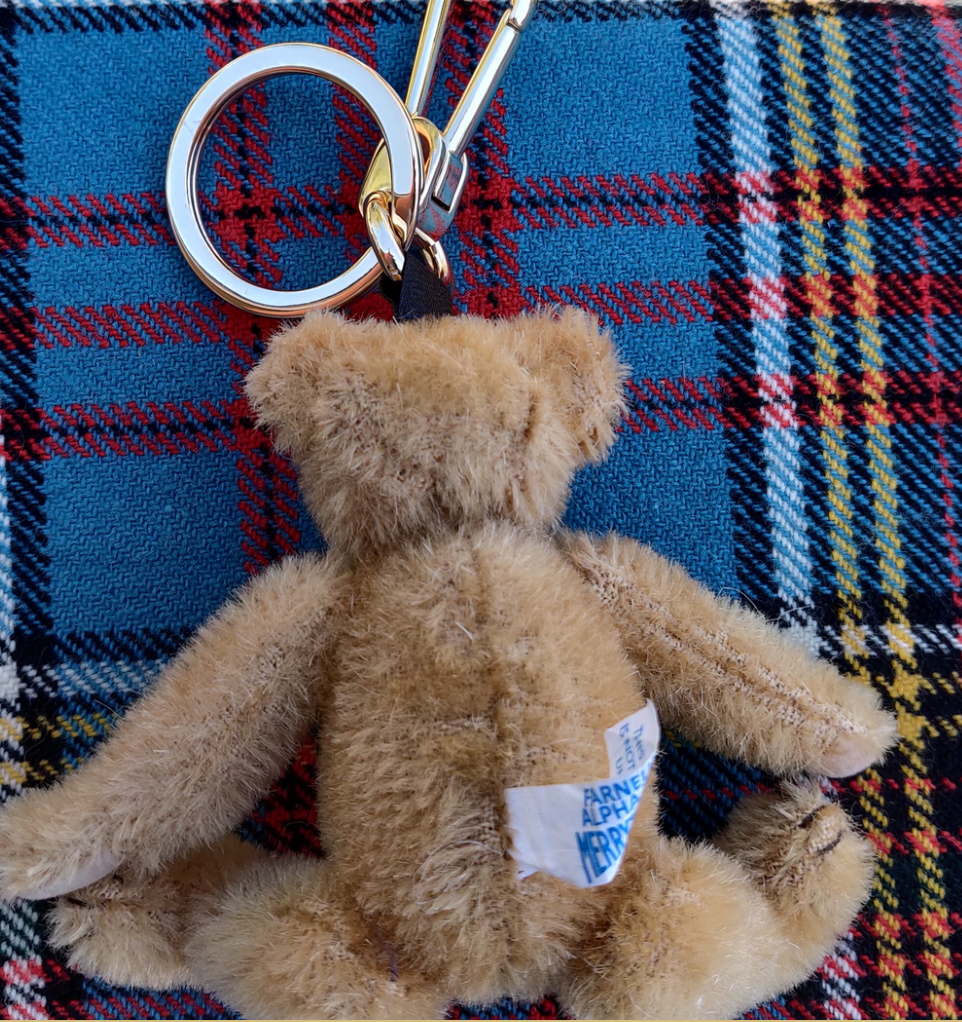 Mini Edward - 4" Mohair Bear Keychain by Merrythought